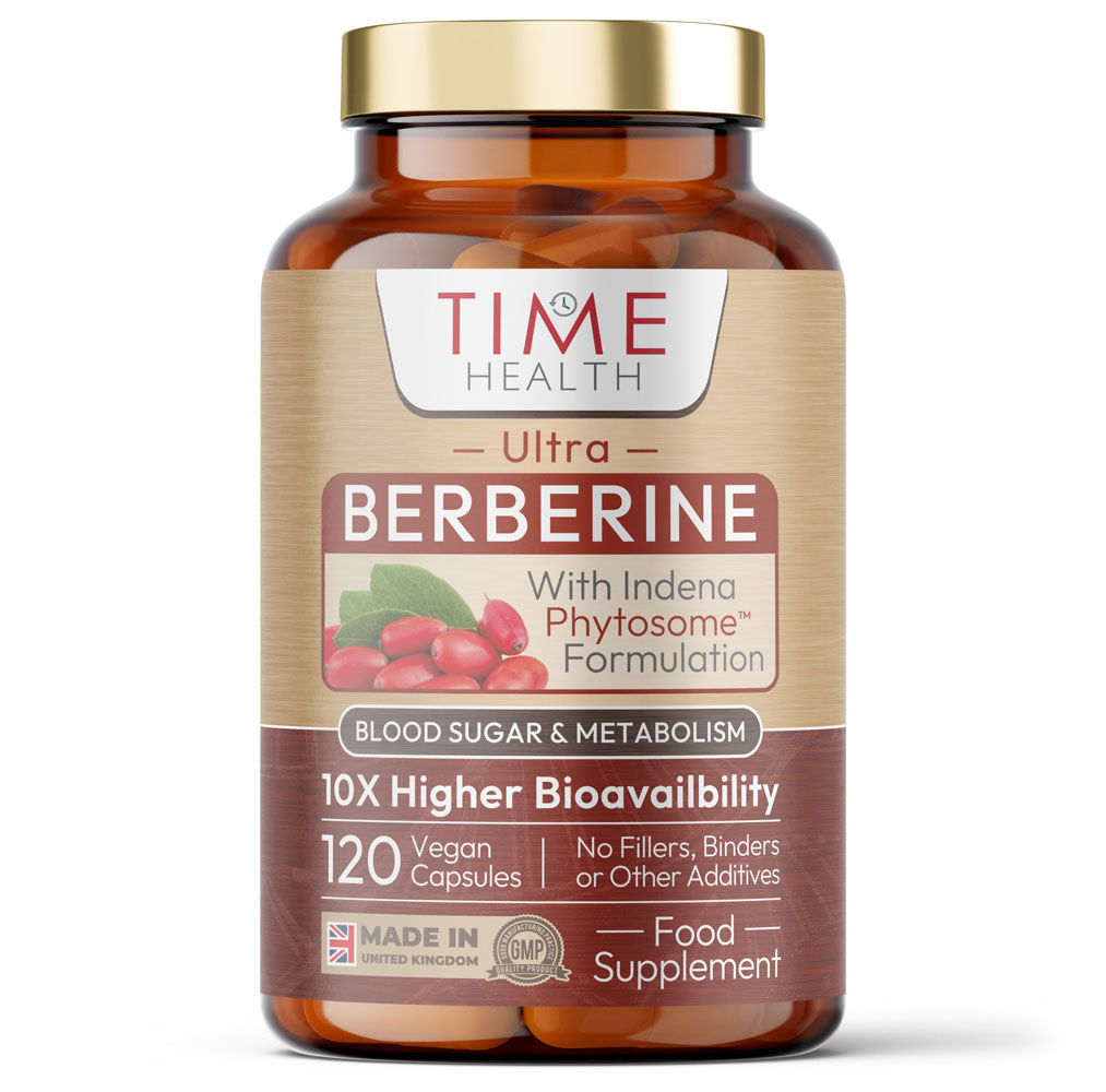 Berberine Phytosome® - 10X Enhanced Absorption - Clinically Proven Brand Berbevis® - Metabolism, Blood Sugar, AMPK Support