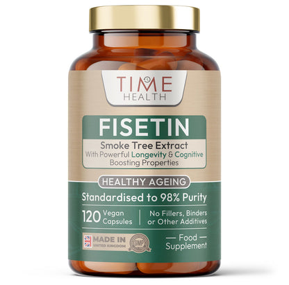 Fisetin - Ultra Pure - 100mg - Powerful Senolytic - Anti-Ageing Through Autophagy - Cognitive Support - Recommended by Bryan Johnson