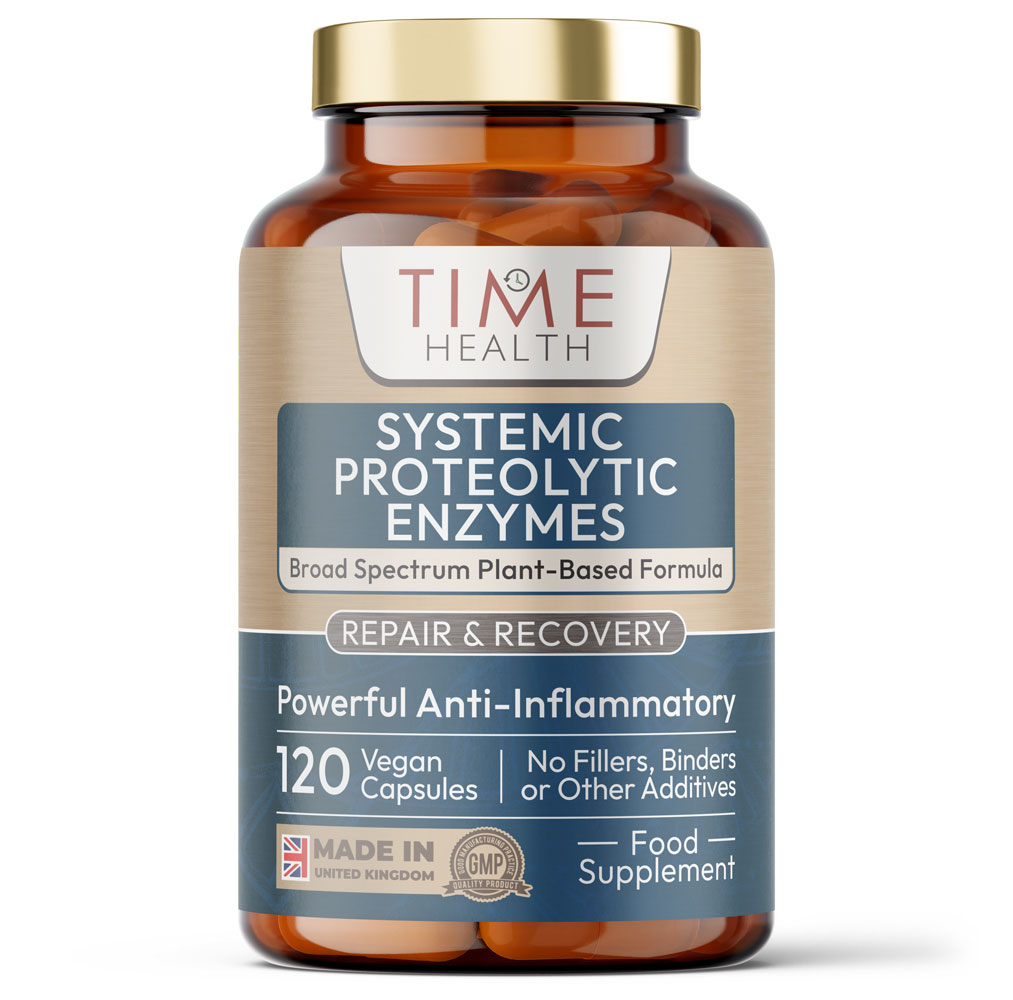 Systemic Proteolytic Enzymes Complex – Repair & Recovery – Mixed Enzyme Formula with Ginger & Ionic Trace Minerals