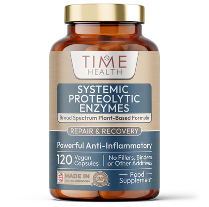 Systemic Proteolytic Enzymes Complex – Repair & Recovery – Mixed Enzyme Formula with Ginger & Ionic Trace Minerals