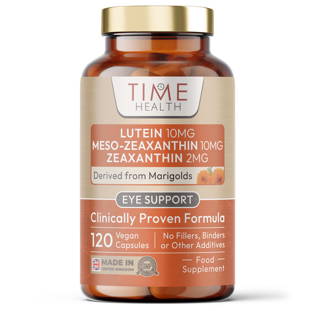 Lutein 10mg - Meso-zeaxanthin 10mg - Zeaxanthin 2mg 120 Capsules