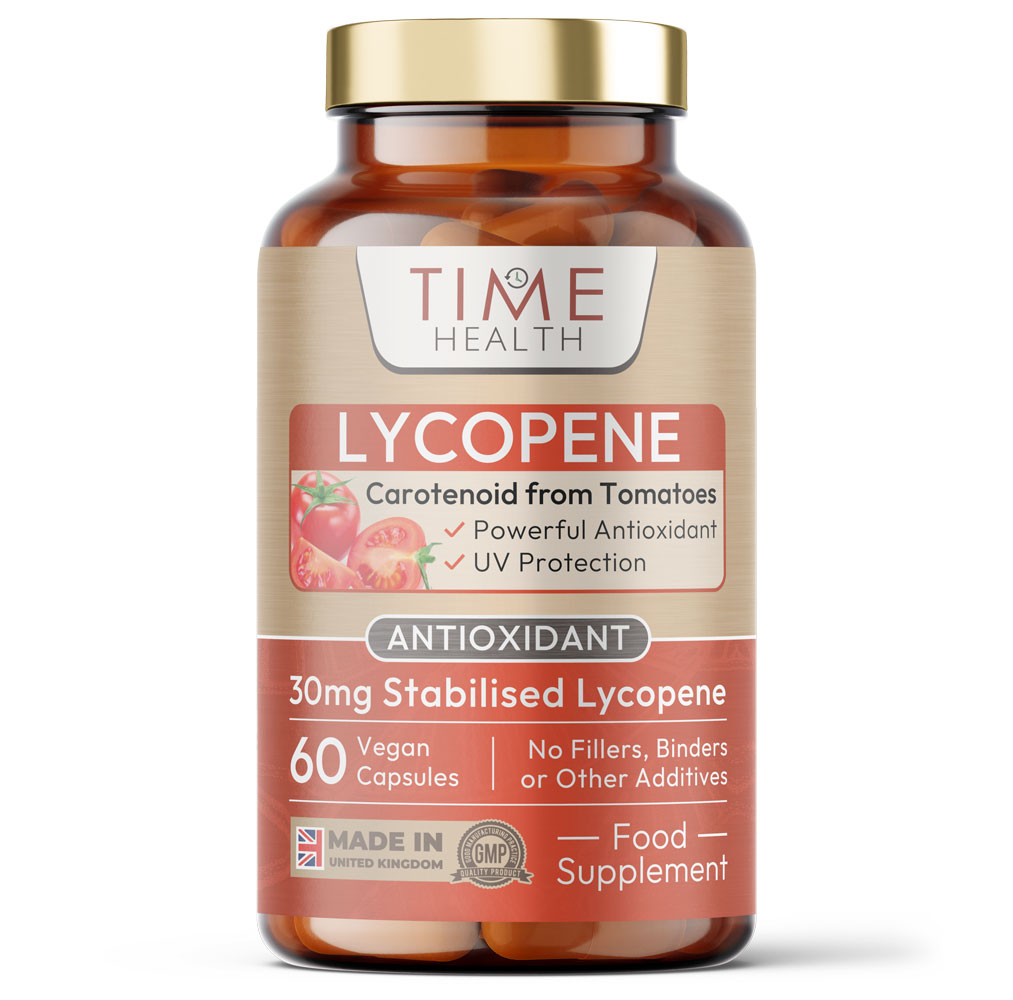 Lycopene - Stabilised - Naturally Derived from Tomato Extract - 30mg per Capsule