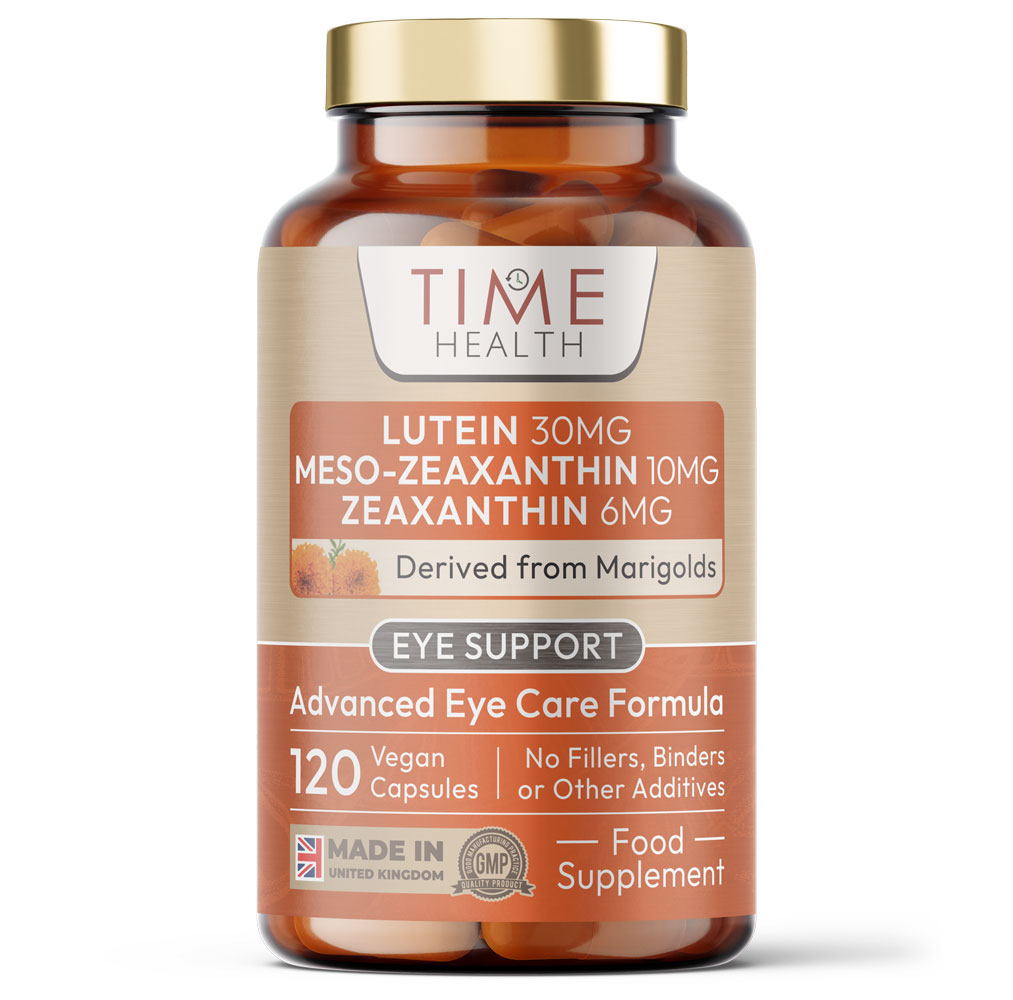 Lutein 30mg - Meso-zeaxanthin 10mg - Zeaxanthin 6mg - High Strength - 120 Capsules