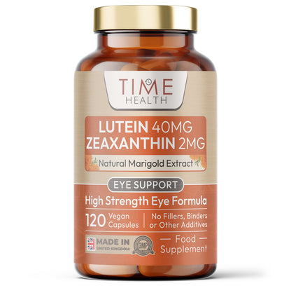 Lutein 40mg - Zeaxanthin 2mg -Maximum Strength - 120 Capsules