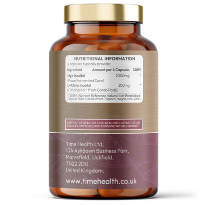 Myo & D Chiro Inositol – Clinically Proven – 6X more D-Chiro-Inositol for Enhanced Benefits – PCOS Support