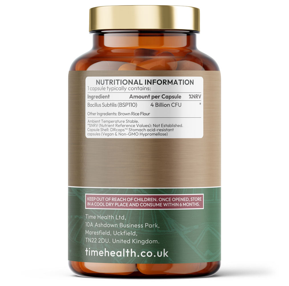 Bacillus Subtilis – 4 Billion CFU – Digestion & Immunity