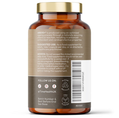Aged Black Garlic Extract - Clinically Proven Brand ABG10+ - Patented Formula - Standardised S-Alyll-Cysteine (SAC) - Spanish Source