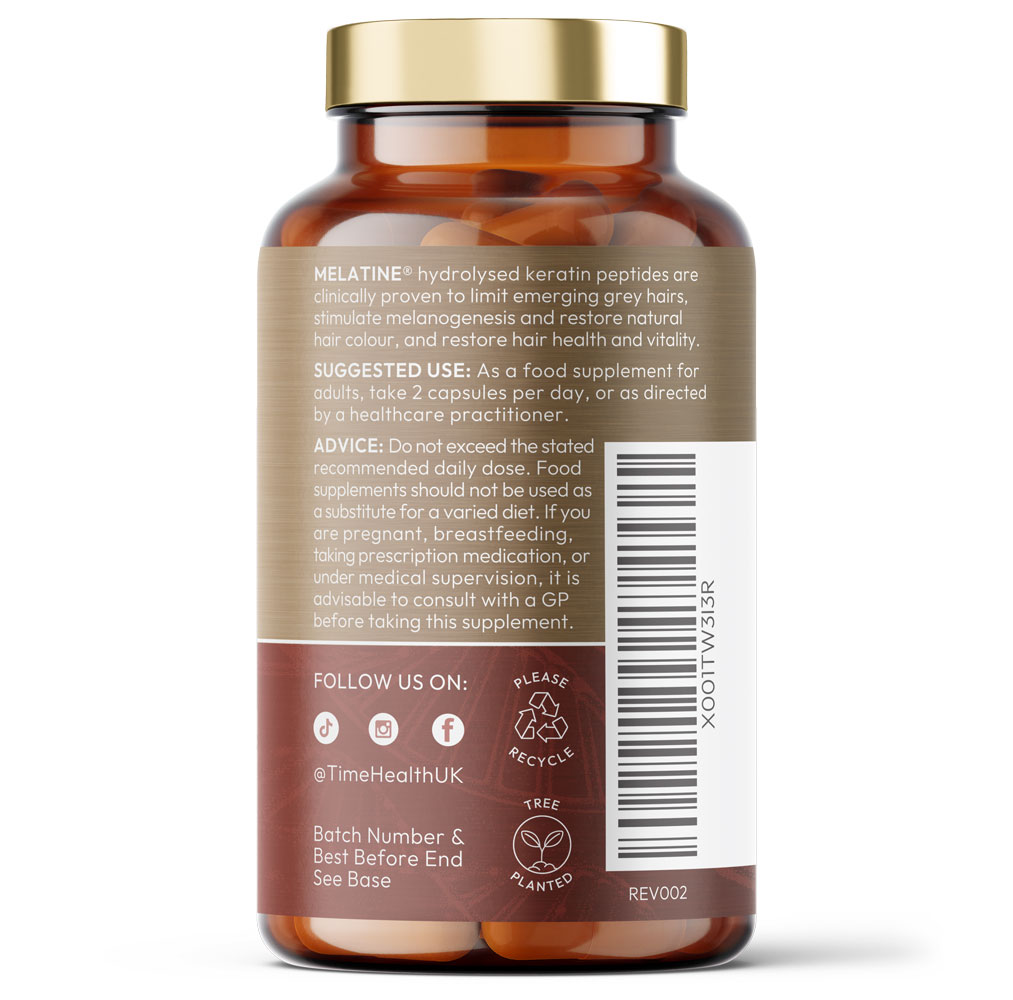 Colour Rescue - Revive Natural Colour & Control Grey Hairs - with Clinically Proven MELATINE® - For Men & Women