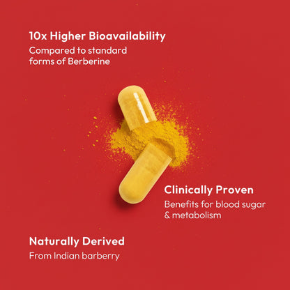 Time Health Berberine Phytosome Berbevis - Metabolism, Blood Sugar, AMPK