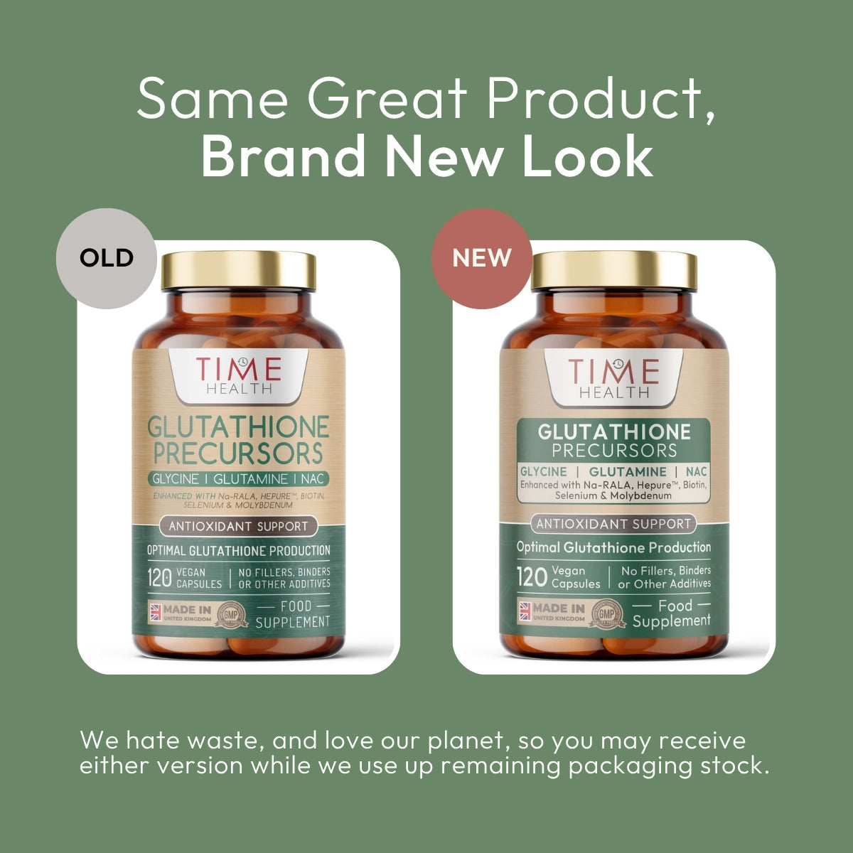 Glutathione Precursors - Tri-Peptide Formula Glycine, Glutamine & NAC - Enhanced with Na-RALA, Biotin, Selenium, Molybdenum & HEPURE™ - for Efficient Glutathione Production