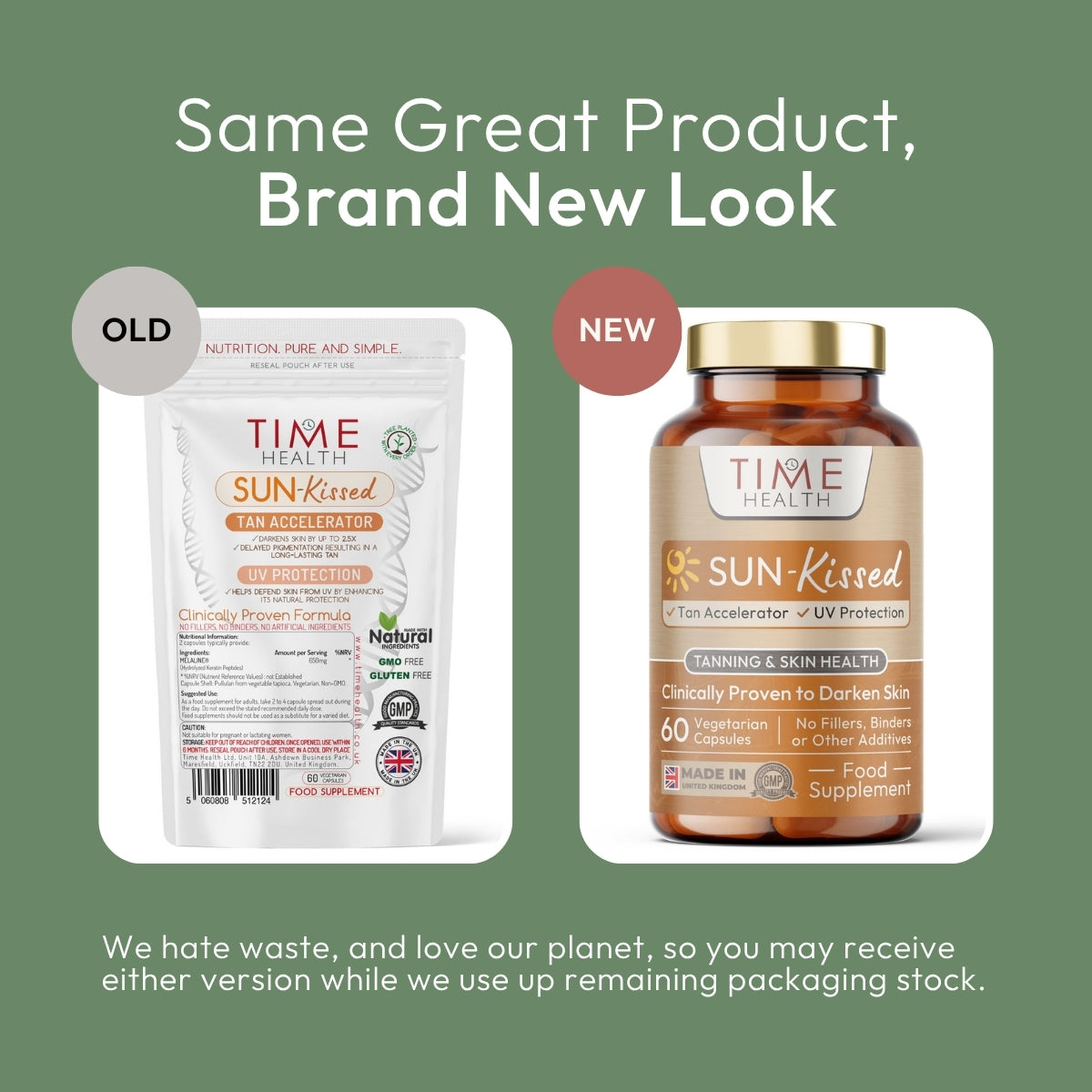 Sun-Kissed - Clinically Proven Tanning Accelerator - Darkens Skin By Up To 2.5x & Prolongs Tan - Provides UV Protection - Made with Melaline® - 60 Capsules