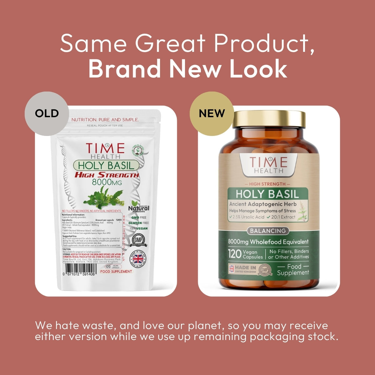 Holy Basil 20:1 (Ocimum Sanctum) 2.5% Ursolic Acid - Zero Additives