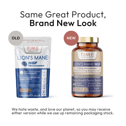 Lion's Mane NGF (Hericium erinaceus) - High Strength Mushroom Extract - Cognitive Function