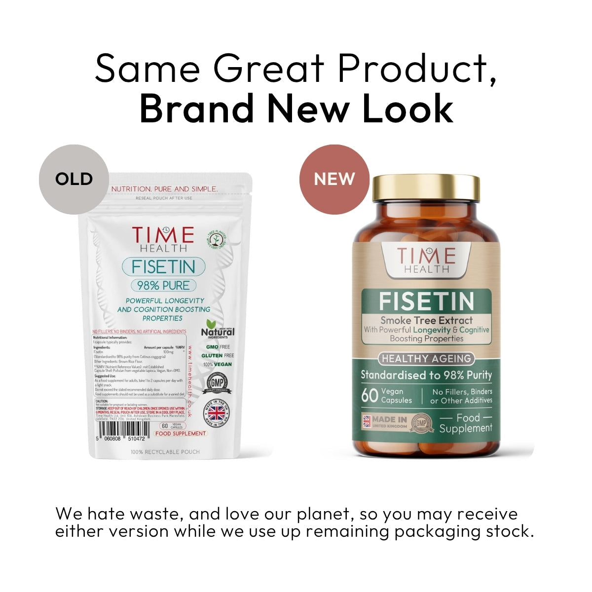 Fisetin - Ultra Pure - 100mg - Powerful Senolytic - Anti-Ageing Through Autophagy - Cognitive Support - Recommended by Bryan Johnson