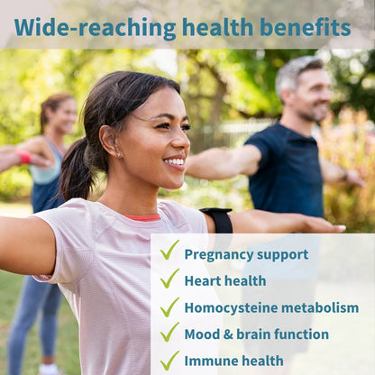 Woman exercising outdoors with text overlay about health benefits