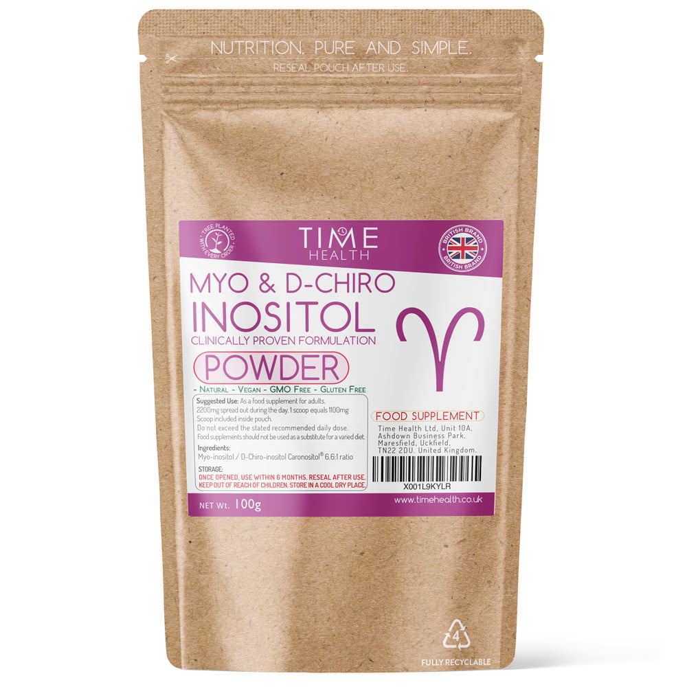 Myo & D Chiro Inositol – Clinically Proven – 6X more D-Chiro-Inositol for Enhanced Benefits – PCOS Support