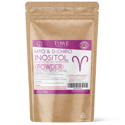 Myo & D Chiro Inositol – Clinically Proven – 6X more D-Chiro-Inositol for Enhanced Benefits – PCOS Support