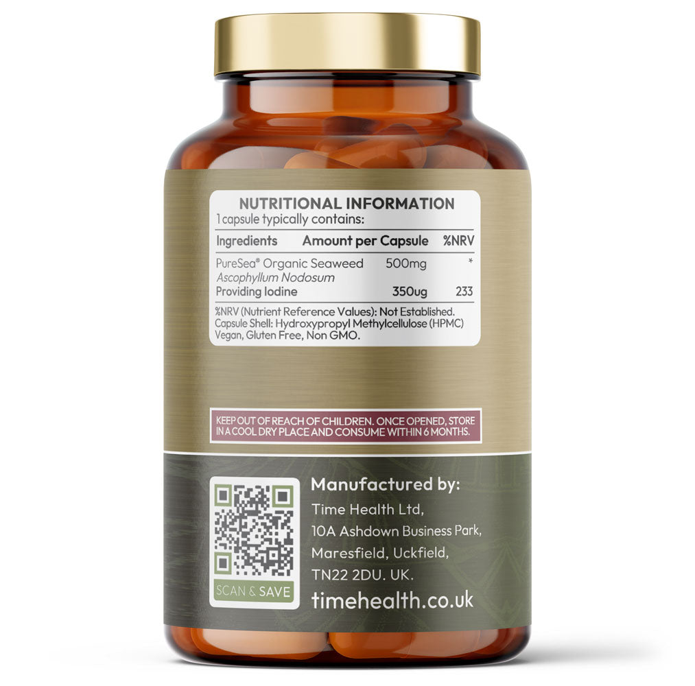 Organic Iodine - PureSea® Natural from Scottish Seaweed