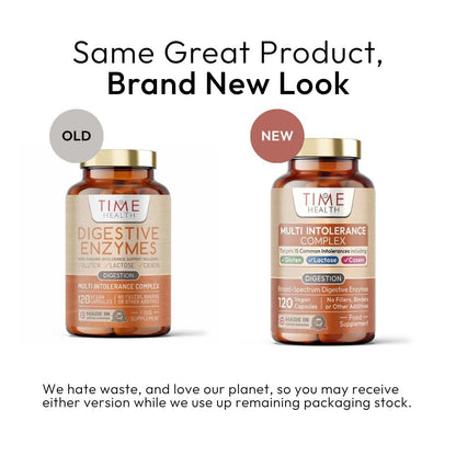Old vs New Multi Intolerance Digestive Enzymes