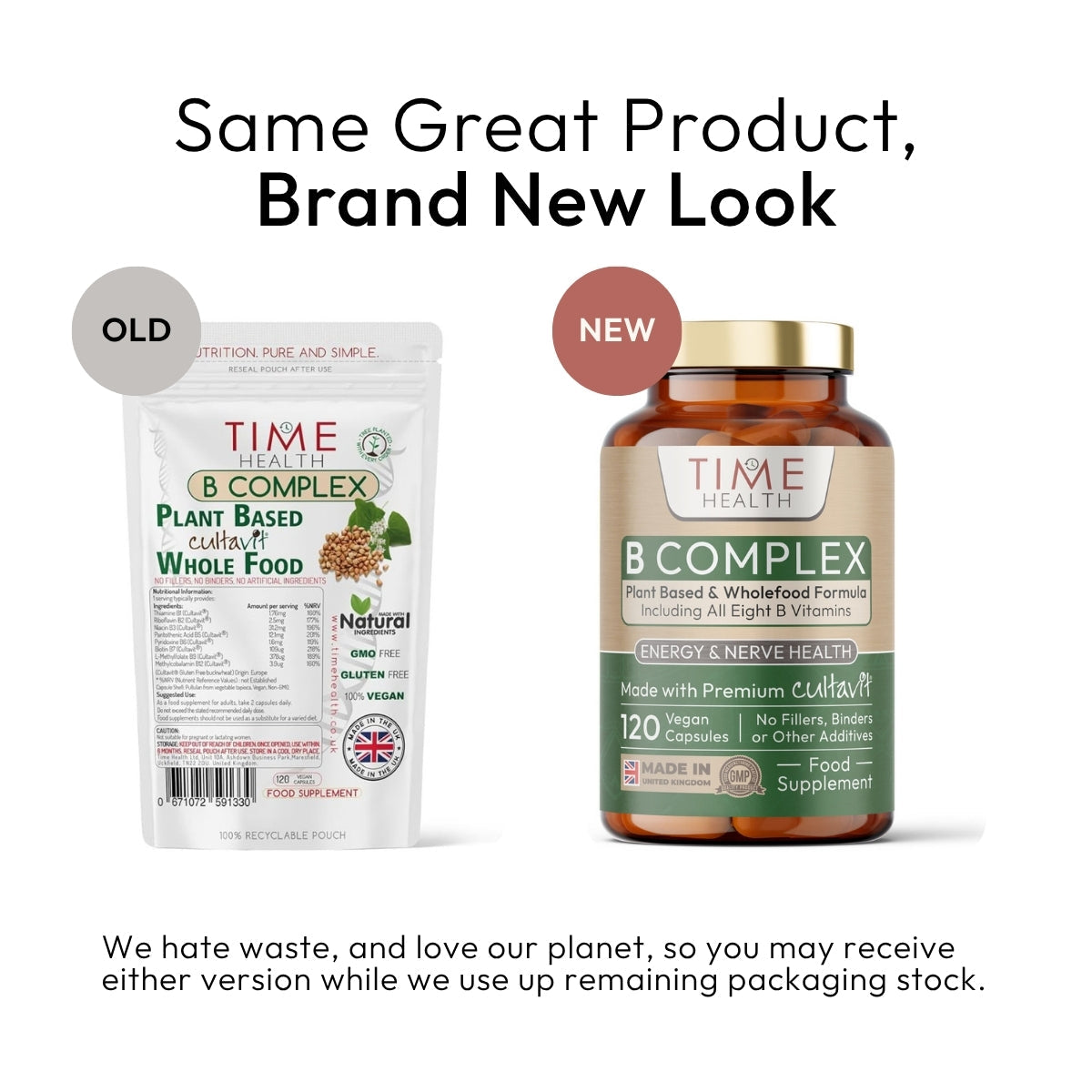 Wholefood B Vitamin Complex Time Health