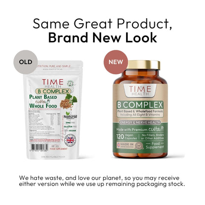 Wholefood B Vitamin Complex Time Health