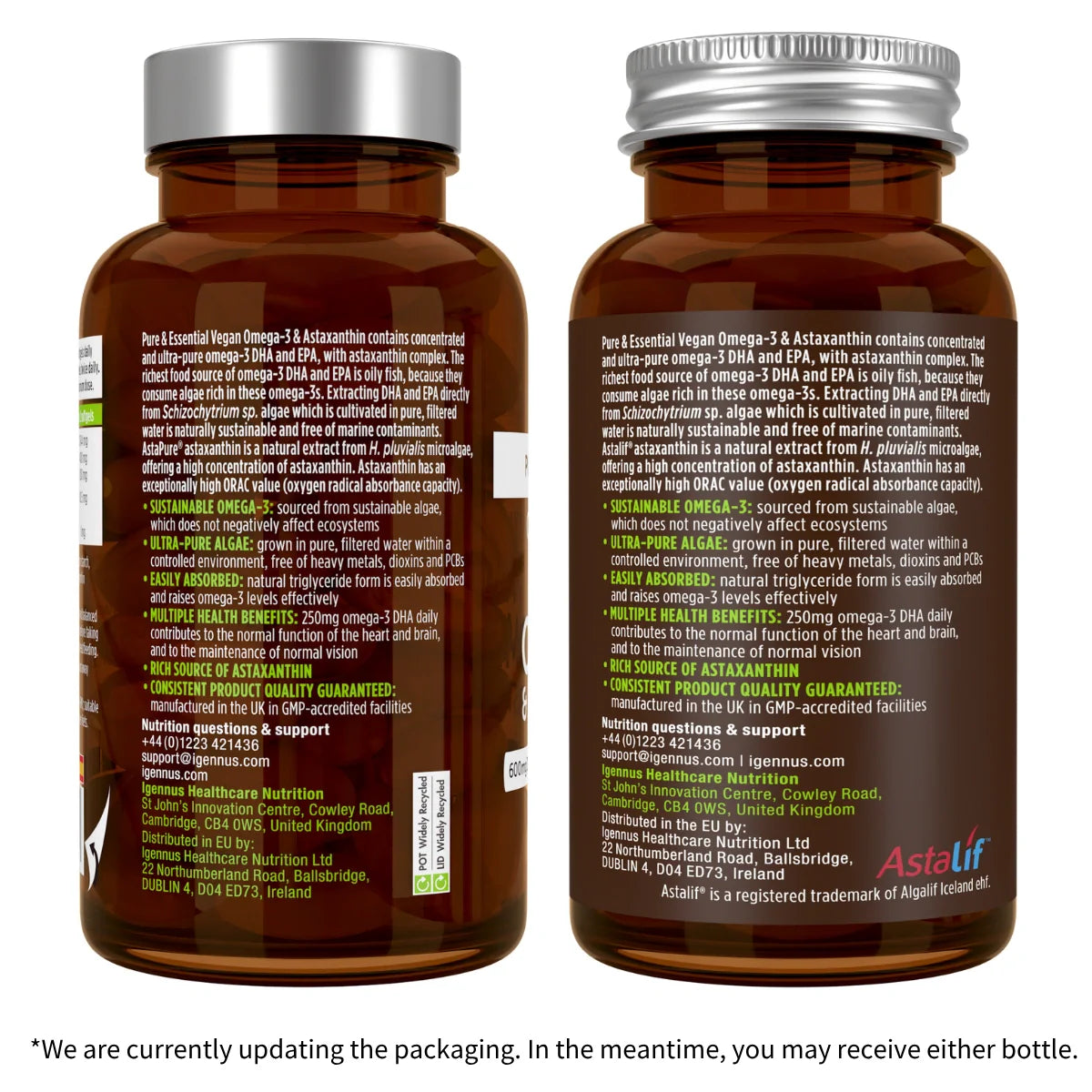 bottles back labels